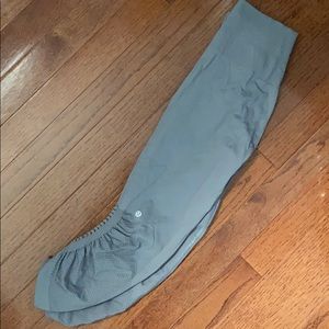 Grey Lululemom Ebb to Street Crop Pant